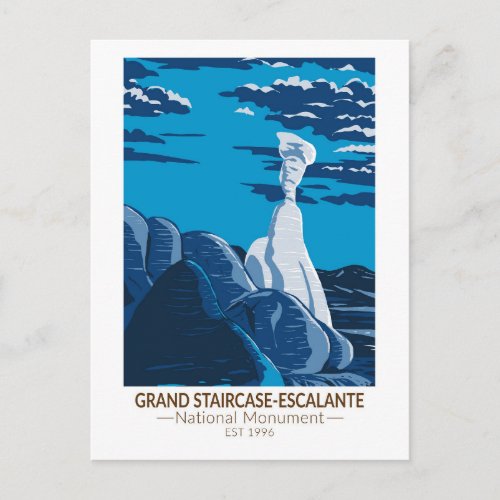 Grand Staircase Escalante National Monument Utah Postcard