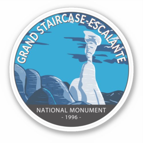 Grand Staircase Escalante National Monument Utah Sticker