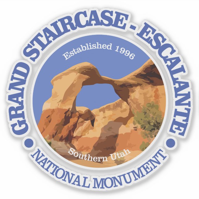 Grand Staircase - Escalante NM Sticker (Front)