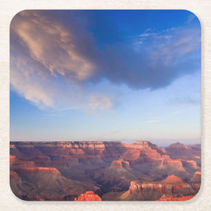 Grand Sunset Square Paper Coaster