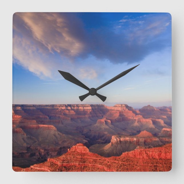 Grand Sunset Square Wall Clock (Front)