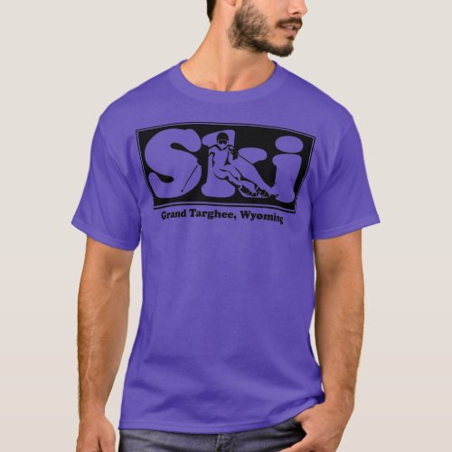 Grand Targhee Wyoming SKI Graphic for Skiing your  T_Shirt