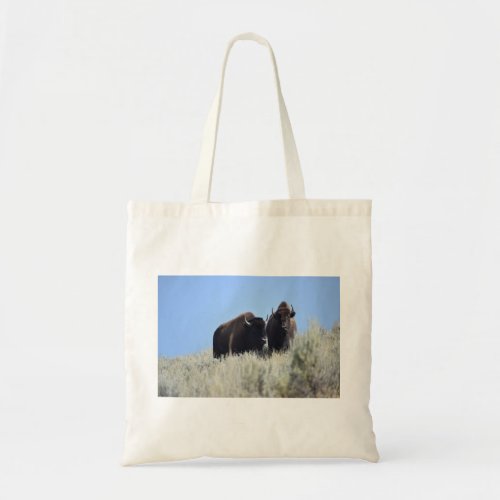 Grand Teton Bison Tote Bag