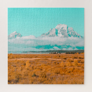 Grand Teton in the fall puzzle