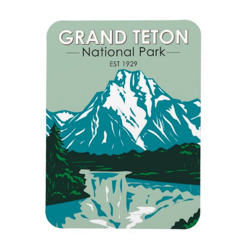 Grand Teton Jackson Hole Valley National Park Magnet