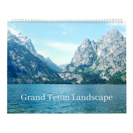 Grand Teton Landscape Calendar