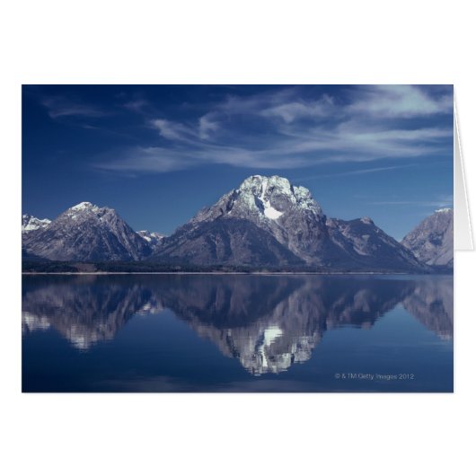 Grand Teton mountain range Cards (Front Horizontal)