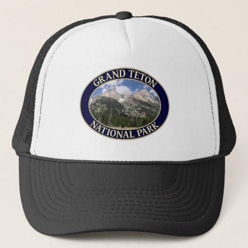 Grand Teton Mountains at Grand Teton National Prk Trucker Hat