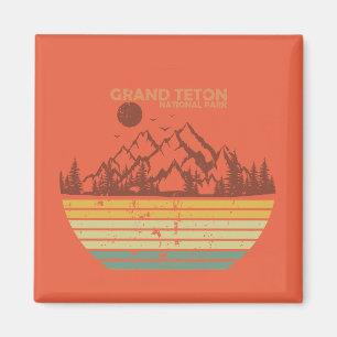 Grand Teton mountains National Park Wyoming Magnet