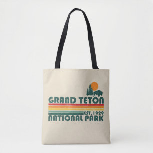 Grand Teton mountains National Park Wyoming Tote Bag
