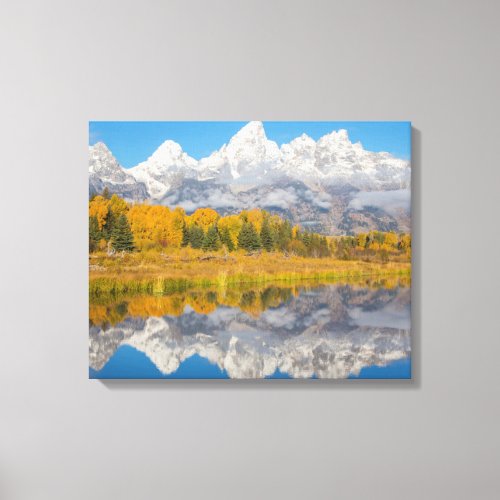 Grand Teton Mountains Wyoming Canvas Print