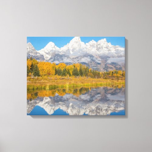 Grand Teton Mountains Wyoming Canvas Print