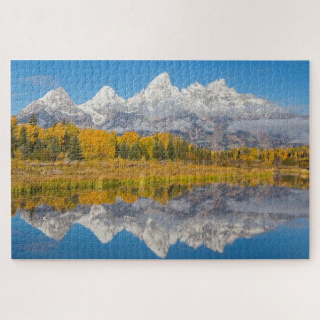 Grand Teton Mountains Wyoming Jigsaw Puzzle (Horizontal)