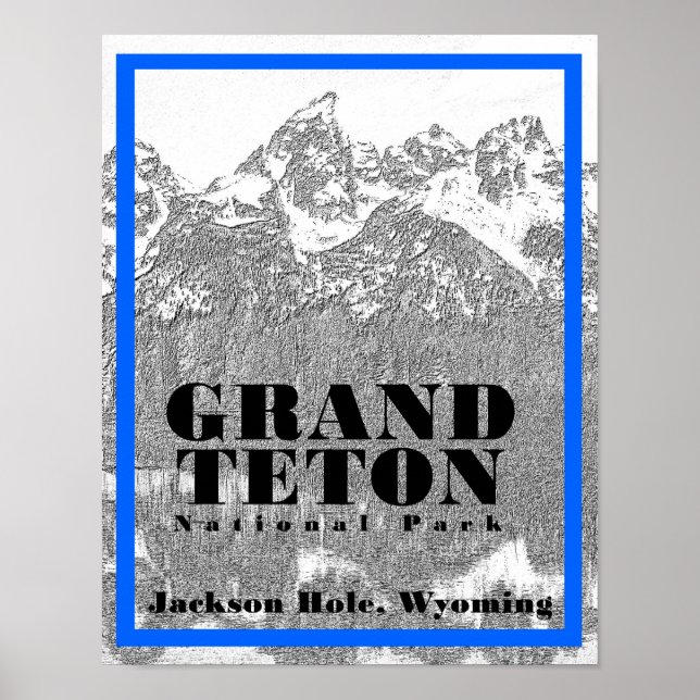 Grand Teton National Park - 11 x 14 Poster (Front)