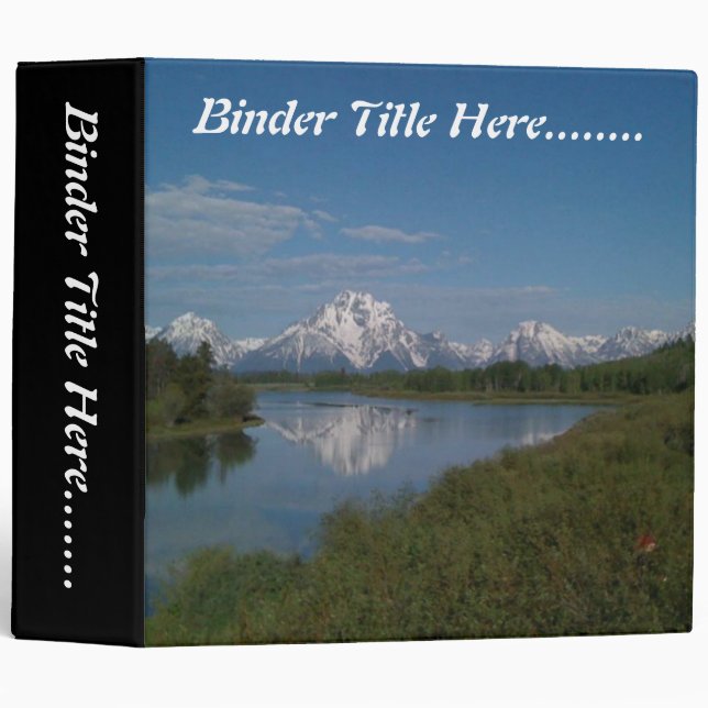 Grand Teton National Park 2" Binder (Front/Spine)