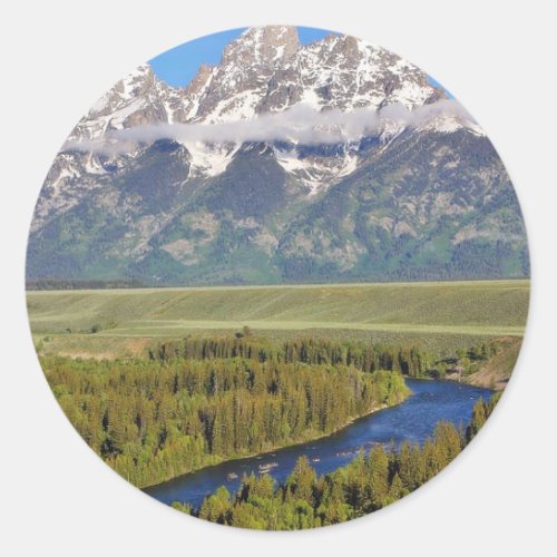 Grand Teton National Park 3 Classic Round Sticker