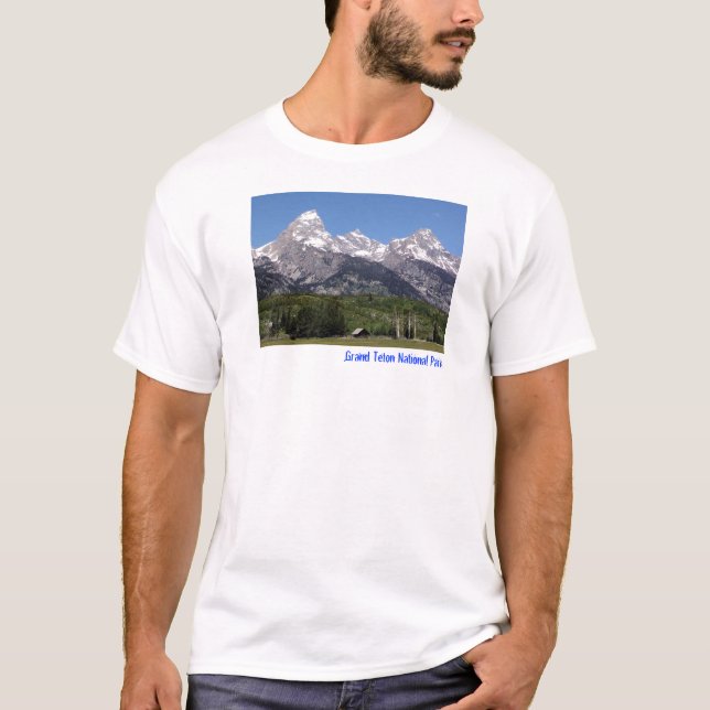 Grand Teton National Park Basic T-Shirt (Front)