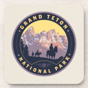 Grand Teton National Park Beverage Coaster
