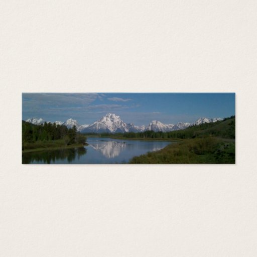 Customizable Grand Teton National Park Bookmark Business Card Template