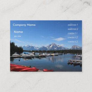 Grand Teton National Park Business Card
