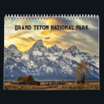 Grand Teton National Park Calendar<br><div class="desc">Enjoy the awe-inspiring beauty of Grand Teton National Park all year round with this calendar,  featuring captivating photographs taken from the park's most scenic locations.</div>