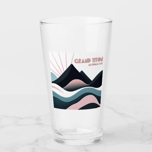 Grand Teton National Park Colored Hills Glass