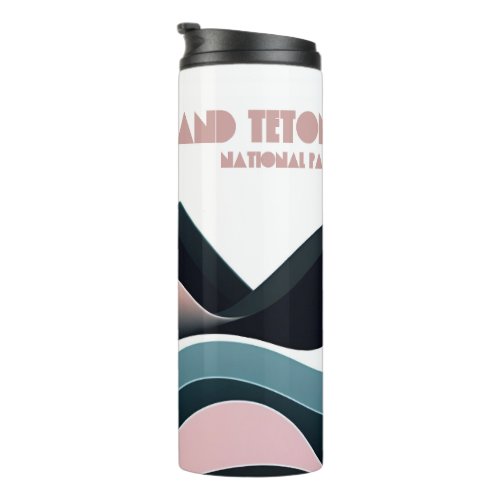 Grand Teton National Park Colored Hills Thermal Tumbler