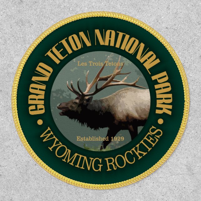 Grand Teton National Park (elk) Patch (Front)
