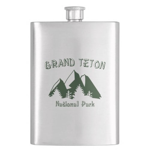 Grand Teton National Park Flask