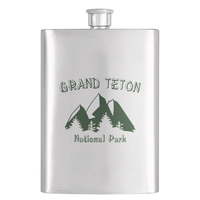 Grand Teton National Park Flask (Front)