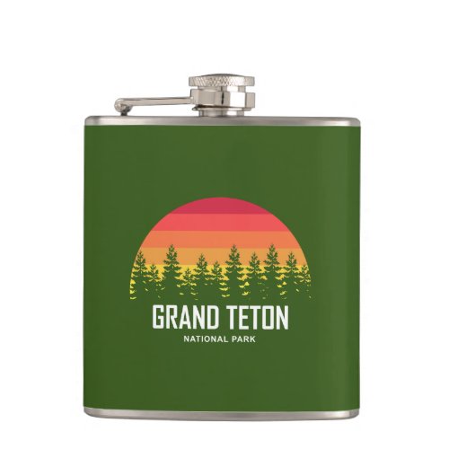 Grand Teton National Park Flask