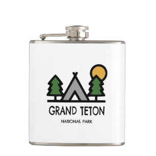 Grand Teton National Park Flask