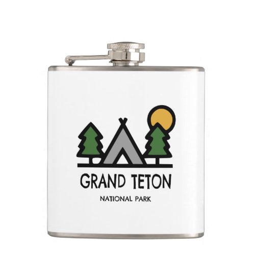 Grand Teton National Park Flask