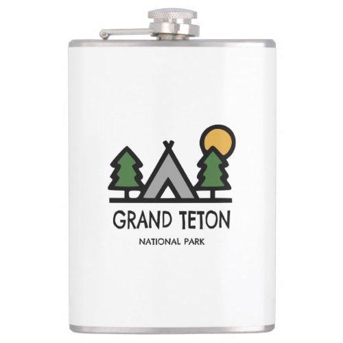 Grand Teton National Park Flask