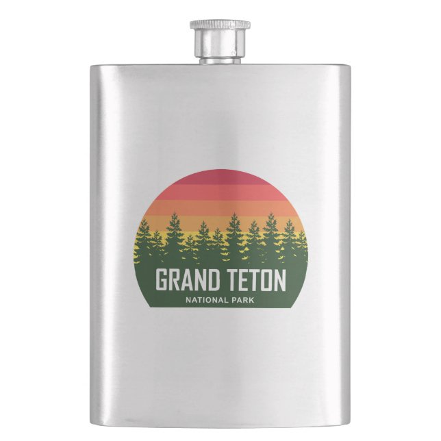 Grand Teton National Park Flask (Front)