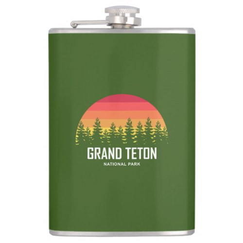 Grand Teton National Park Flask