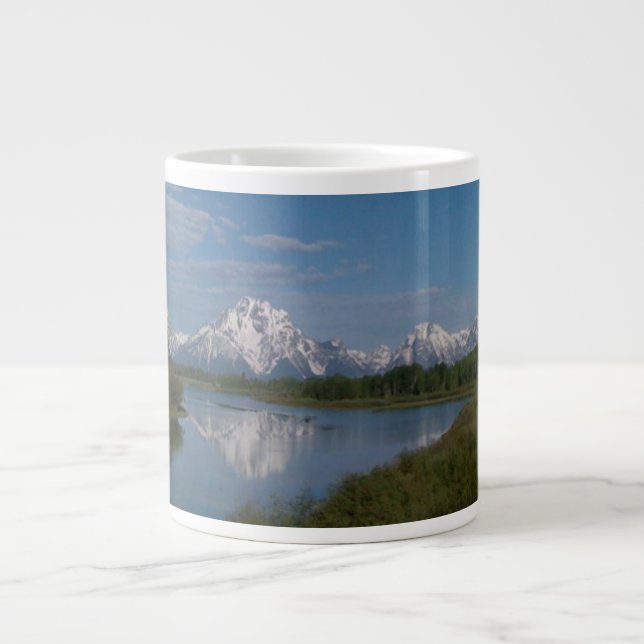 Grand Teton National Park Giant Coffee Mug (Front)
