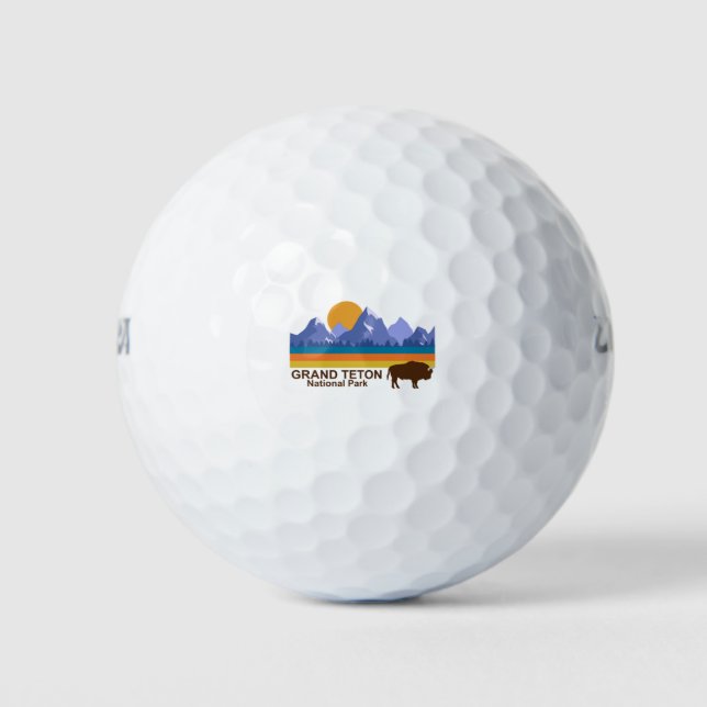GRAND TETON NATIONAL PARK GOLF BALLS (Front)