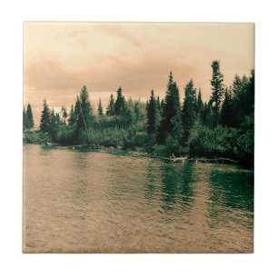 Grand Teton National Park. Gorgeous landscape Ceramic Tile