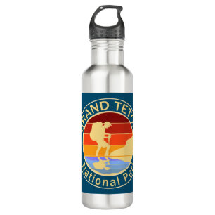 Grand Teton National Park Hiking Stainless Steel Water Bottle