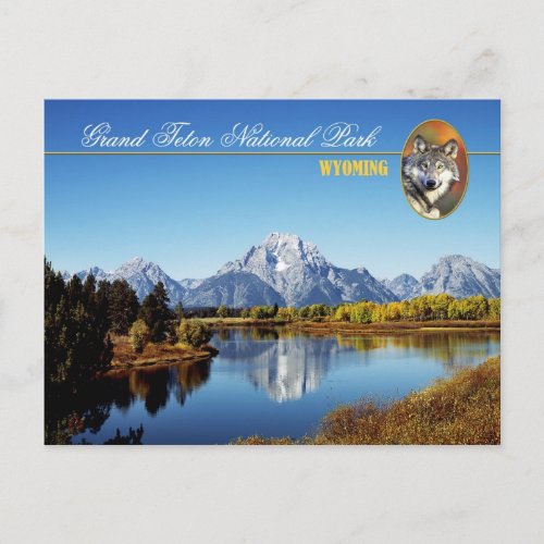 Grand Teton National Park in Wyoming Postcard