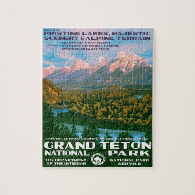 Grand Teton National Park Jigsaw Puzzle (Vertical)