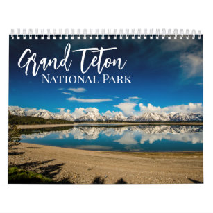 Grand Teton National Park Landscape Photography Calendar