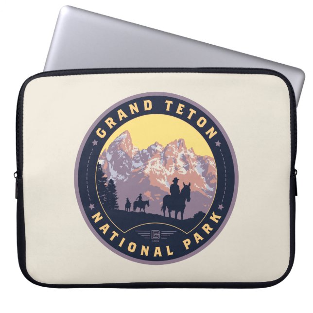 Grand Teton National Park Laptop Sleeve (Front)