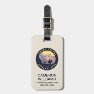 Grand Teton National Park Luggage Tag