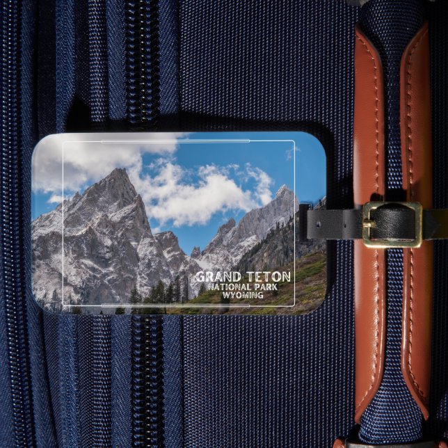 Grand Teton National Park Luggage Tag (Front Insitu 4)