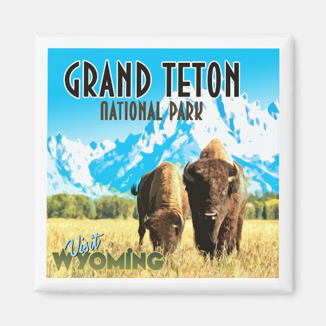 Grand Teton National Park Magnet (Front)
