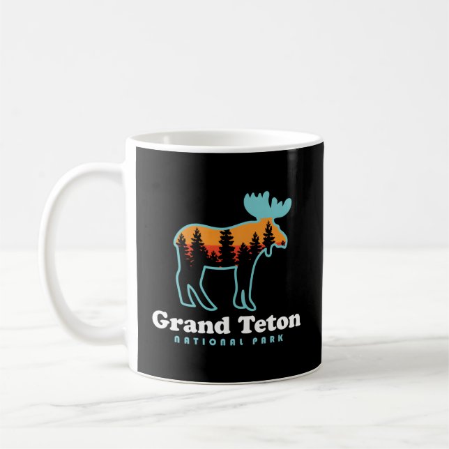 Grand Teton National Park Moose Coffee Mug (Left)