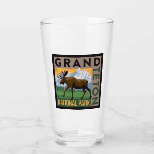 Grand Teton National Park Moose Glass
