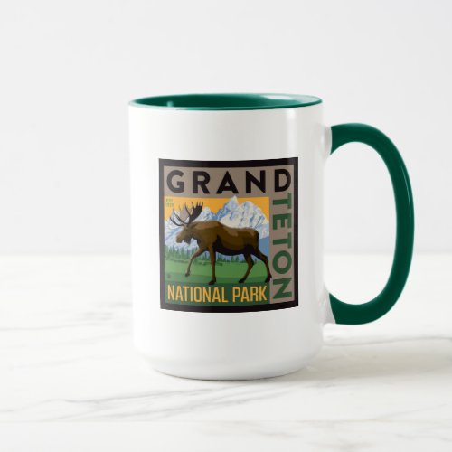 Grand Teton National Park Moose Mug